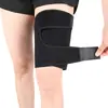 Leggings de compresión ajustables iguales para hombres y mujeres con leggings deportivos para la rodilla con cinturón de sujeción para el muslo, leggings para sudar para correr