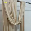 Cortina de Tela Elástica de Seda de Leche Color Café con Leche para Boda Cortina de Gasa para Boda Decoración de Fondo Estilo Coreano Colgante para Salón de Bodas