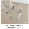 Arte de Uñas de Lujo de Moda con Decoraciones de Pedrería, Nuevas Deslumbrantes Decoraciones para Uñas Gruesas Cuadradas en Forma de Corazón Irregular Crystal Moonlight
