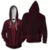 Sudadera Nueva 2022 de Guardianes de la Galaxia Chaqueta con Cremallera y Capucha Estampada en 3D Sudadera con Capucha Cosplay de Xingjue
