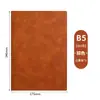 Caderno A5/A6/B5 Capa de Couro Macio Livro de Registro para Reuniões de Escritório de Alta Qualidade Bloco de Notas de Couro de Ovelha