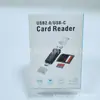Leitor de Cartão para Celular Multifuncional Quatro em Um Leitor de Cartão Usb2.0/Usb-C Leitor de Cartão Sd Tf