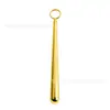 Colgante para Piercing y Pendiente de Hueso de Oreja de Aleación de Titanio Color Dorado Accesorios para Joyería DIY con un Diseño con Colgantes de Serpiente, Espada y Gota de Agua