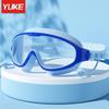 Gafas de Natación para Niños Impermeables y Antivaho Gafas de Buceo para Niños y Niñas Transparentes con Marco Grande Protección Ocular Antivaho Mejorado