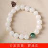Pulsera de jade blanco bodhi DIY jade especificaciones 6 x 9 para hombres y mujeres juego literario cuentas decorativas fabricantes de joyería venta al por mayor
