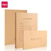 Conjunto de Capas para Talão de Contabilidade Vertical A4 Deli Br113 com Protetores de Canto (Pacote de 50) Dropshipping
