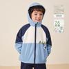 [À Prova D'água] Jaqueta Corta-vento Infantil para Meninas 2026 Novo Estilo Jaqueta Infantil Casual de Outono com Capuz de Desenho Animado para Crianças Pequenas