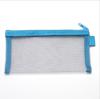 Bolsa de Lápices Transparente de Malla para Examen Versión Coreana para Hombres Gran Capacidad Delgada Bolsa de Papelería Simple Caja de Papelería para Estudiantes Niñas
