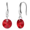 Elegantes Tacones Altos y Pendientes Están Hechos de Cristales Swarovski de Doce Colores para Mujer, Simples y Versátiles