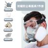 Máscara de gas de cara completa, máscara protectora contra pesticidas y gases químicos, máscara de gas especial para pintura de cara completa 6200