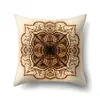 Funda de almohada de poliéster estilo folk bohemio nórdico decoración de coche impresión para el hogar funda de almohada de noche QTH23