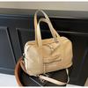 Bolsa de Lona Transfronteriza para Mujer, Gran Capacidad, Nuevo Estilo Otoño e Invierno 2026, Bolso Cruzado Simple y Versátil, Bolso Tote para Estudiante y Viajero