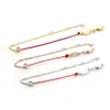 Transportador de Año Nuevo Este Año Mitad Cadena Mitad Cuerda Diamante Oro Rosa 18K Diamante Único Pequeño Sencillo Corea del Sur Pulsera de Cuerda Roja para Mujer