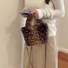 Elegante Bolso de Felpa con Manchas para Mujer, Nuevo Bolso Cruzado de Felpa Lindo y de Moda Otoño/Invierno 2026, Bolso Versátil