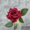 Rosa Simulada Toque Único Rosa de Veludo Cascata de Flores Simuladas Casamento Decoração de Casa Arranjo Flor Artificial Atacado
