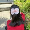 Princesa lindo flor lazo horquilla accesorios para el cabello para niños coreanos dulce niña pequeña horquilla venta al por mayor material diy
