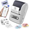 Mini Impresora Portátil Térmica de Etiquetas Transfronteriza para Uso Doméstico con Bluetooth para Teléfono Móvil, Pequeña y Portátil para Recibos y Códigos de Barras
