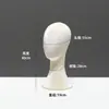 Manequim Cabeça para Perucas, Suporte para Chapéus, Cabeça Dummy, Suporte para Exibição de Joias, Suporte para Colares, Cabeça de Manequim com Furos para Alfinetes