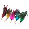 En Stock Varita Atrapador de Gatos Repuesto Cabeza de Pluma Perla Mariposa Pez Pequeño Oruga Accesorios Venta al por Mayor Material de Pluma de Alta Calidad