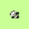 Imanes de Nevera Periféricos de Panda, Parches Magnéticos Nuevos Transparentes y Lindos Creativos e Interesantes Personalizados Pegatinas Decorativas Ins