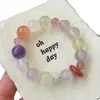 Nuevo popular pulsera de cuentas múltiples de cristal natural DIY cristal exquisito pulsera de cristal de alta gama suministro para transmisión en vivo