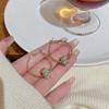S925 Agulha de prata Advanced Design Sense Lucky Ball Flash Brincos de diamante Moda Leve Luxo Trendy Internet Celebridade Brinco Orelha Fivela