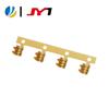 Clip de Alambre con Dientes de Latón Recubierto de Polímero, Terminal de Cobre para Cable Eléctrico de 0.1-6 mm Cuadrados, Terminal de Diente de Tiburón de Molde Horizontal de 2.5-10 mm de Longitud