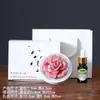 Difusor de Aroma de Flor de Rosa de Porcelana Hecha a Mano, Decoración para Coche y Hogar, Regalo para Clientes y Amigos, Recuerdo