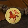 Creativo 2026 Año del Caballo: Hazte rico inmediatamente, la riqueza llegará pronto. Pegatinas personalizables para teléfono con motivos de caballos auspiciosos