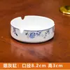 Louça de cerâmica de porcelana óssea de alta temperatura azul sob esmalte pavão Jingdezhen cerâmica azul e branca tigelas pratos travessas colheres pauzinhos
