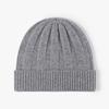 Gorro de tricô masculino outono e inverno quente espessado lã feminina chapéu para o frio europeu e americano transfronteiriço novo sem aba chapéu de lã versátil