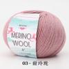 Nueva bola de lana Merino lana mediana gruesa 50g tejido a mano diy suéter bufanda ganchillo lana fábrica mayoreo