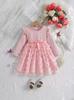Comercio Exterior Hecho a Medida Vestido de Encaje con Flores de Manga Larga Estilo Coreano para Niñas Otoño e Invierno Vestido Falda para Niños Otoño e Invierno 2026