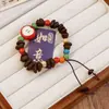 Corrente de Celular Grão de Café Real Natural Pulseira Criativa de Grãos de Café Cabaça DIY Melhor Amigo Presente Ponto Turístico Venda Quente Suprimento