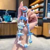 Nueva Cadena Colgante para Teléfono Móvil Linda de Partículas Hello Kitty Lanyard de Teléfono Móvil Personalizado Hecho a Mano DIY con Cuentas Colgante de Bolso de Gama Alta