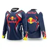 Camiseta Masculina de Manga Longa Outono Novo Transfronteiriço Amazon Estampa 3D Macacão de Corrida de Motocicleta Top Esportivo para Homens