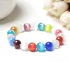 Venta al por mayor de pulseras de Ojo de Gato para Hombres y Mujeres, Pulseras Coloridas de Ojo de Gato de Moda, Pulseras de Jade, Regalos de Joyería