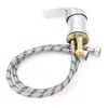 Cama de ducha para champú transfronteriza peluquería barbería grifo mezclador de agua caliente y fría interruptor de grifo de bañera de salón boquilla de salón de peluquería