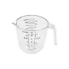 Copo plástico com escala copo medidor se colher de medida para assar copo medidor 150ml300ml