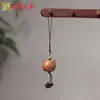 Serie de Cadenas para Teléfono Móvil de Grano de Café de Madera de Durazno Juguete Cultural Oso y Cachorro Accesorios Colgante