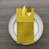 Servilletas de cena más vendidas de Amazon, Engrosadas, Disponibles en múltiples tamaños, Portacubiertos plegable, Servilletas de papel libres de polvo teñidas