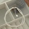 Colar Pulseira de Pérolas Torcidas de Camada Dupla para Mulheres, Estilo Coreano, Fashion, Versátil, Novo Estilo, Acessório de Corrente para Clavícula, Tendência