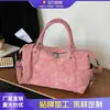 Bolsa de Grande Capacidade 2026 Novo Estilo Casual Versátil Texturizada Ombro Transversal Viagem de Negócios Bolsa de Bagagem Bolsa de Mão Feminina Bolsa de Viagem