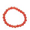 Pulsera de Piedra Ojo de Gato de 8 mm con Diseño Bicolor Graduado Transparente Hielo, Pulsera de Piedra Shoushan con Cuentas de Vidrio, Joyería Suave que se Envuelve Alrededor del Dedo