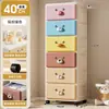 Gabinete de almacenamiento tipo cajón de dibujos animados grueso para juguetes de merienda de bebé, gabinete de almacenamiento, gabinete organizador de ropa para bebés y niños, gabinete de almacenamiento