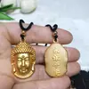 Collar Colgante Cabeza de Buda Grande Tathagata Cadena de Caballa Vietnamita Tienda de Oro Igual en Línea Celebrante Suministro de Joyería en Vivo