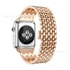 Para apple watch5 apple dragon pattern pulseira de aço inoxidável iWatch corrente borboleta fivela pulseira de aço