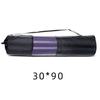 Bolsa de Malla Personalizada para Empaque de Yoga con Logo Impreso, Pantalones de Malla de Poliéster para Deportes de Ocio y Fitness con Bolsillo de Solapa y Cordón, Bolsa de Malla para Esterilla de Yoga