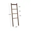 Porta-toalhas de parede, prateleira de armazenamento minimalista ao lado da banheira, prateleira decorativa multifuncional ultrafina, suporte tipo escada para pendurar toalhas