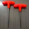 Llave Allen hexagonal tipo T de cabeza plana, llave Allen hexagonal de doble propósito extra larga métrica T25 T27 galvanizada